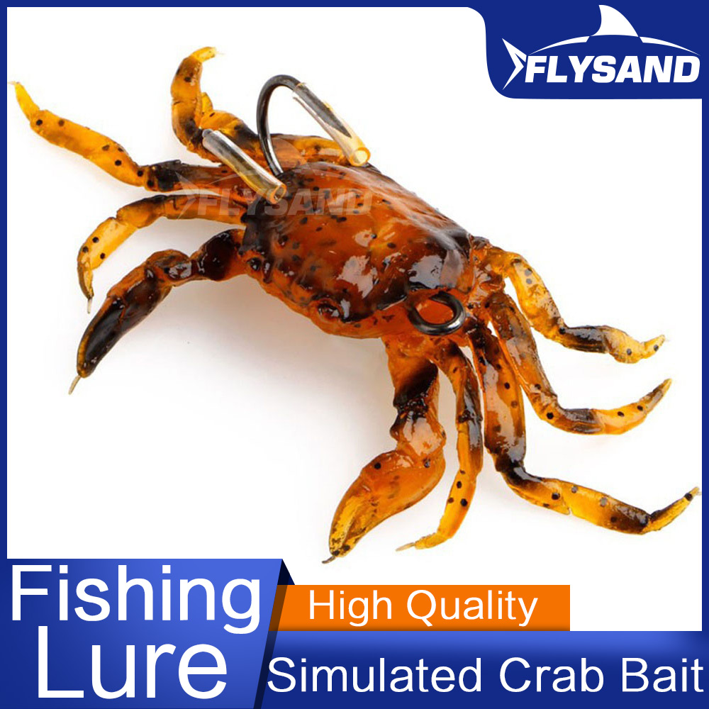 Fishing Hook Jig - FLYSAND Bionic Crab Silicone Soft Bait