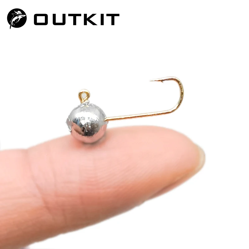OUTKIT 10pcs Mini Jig Head Hoo – обзор и цена Fishing Hook Barbless