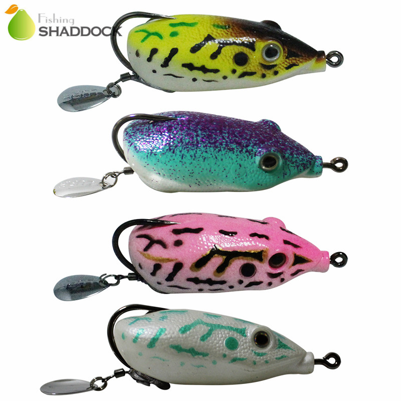4pcs Rubber Soft Frog Fishing  – обзор и цена Fishing Hook Assortment