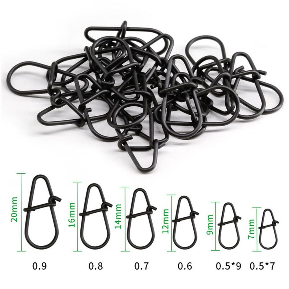 100Pcs/lot Matte black Snap Fi – обзор и цена Fishing Hook Box