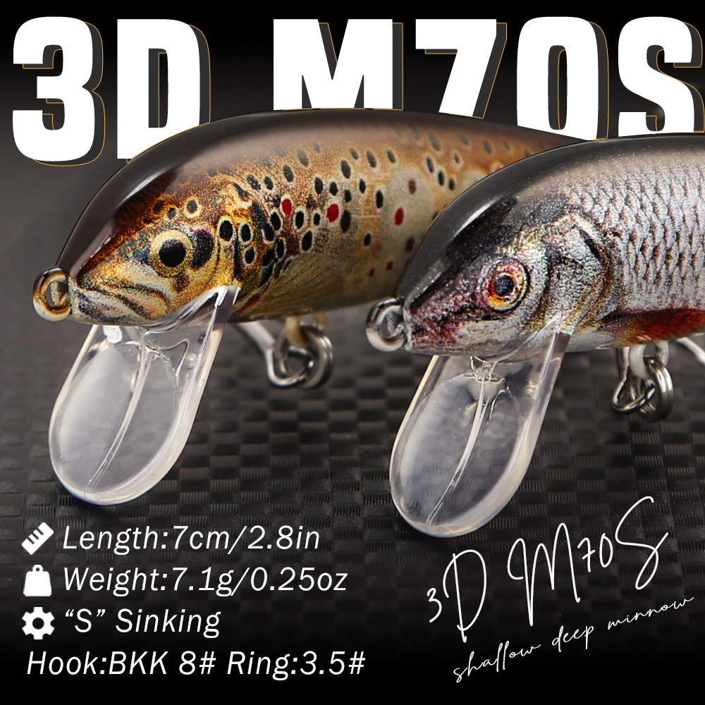 B&U Fishing Lures Sinking Minn – обзор и цена Fishing Hook Treble