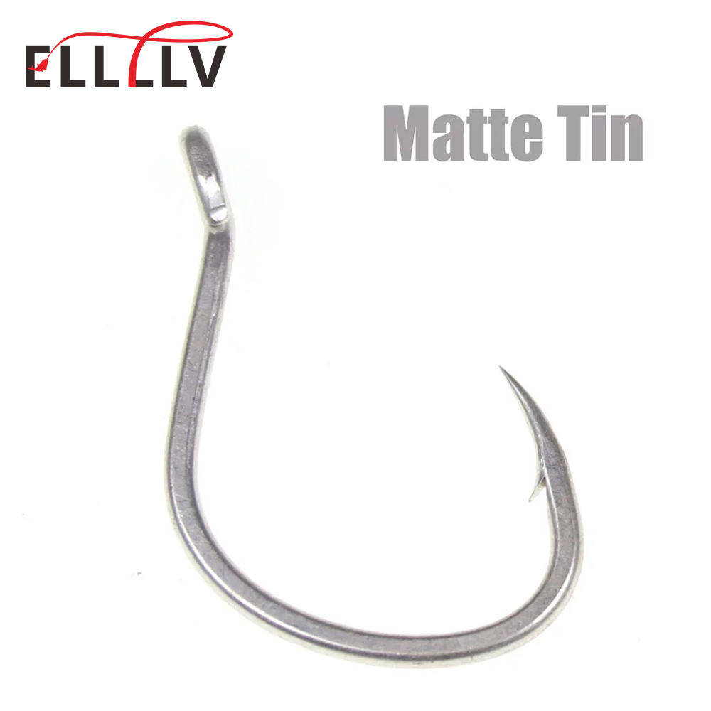 10pcs Matte Tin Anti-rust Salt – обзор и цена Fishing Hook Barbless