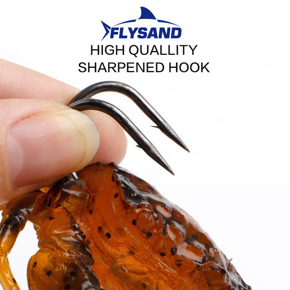 FLYSAND Bionic Crab Silicone S – обзор и цена Fishing Hook Jig