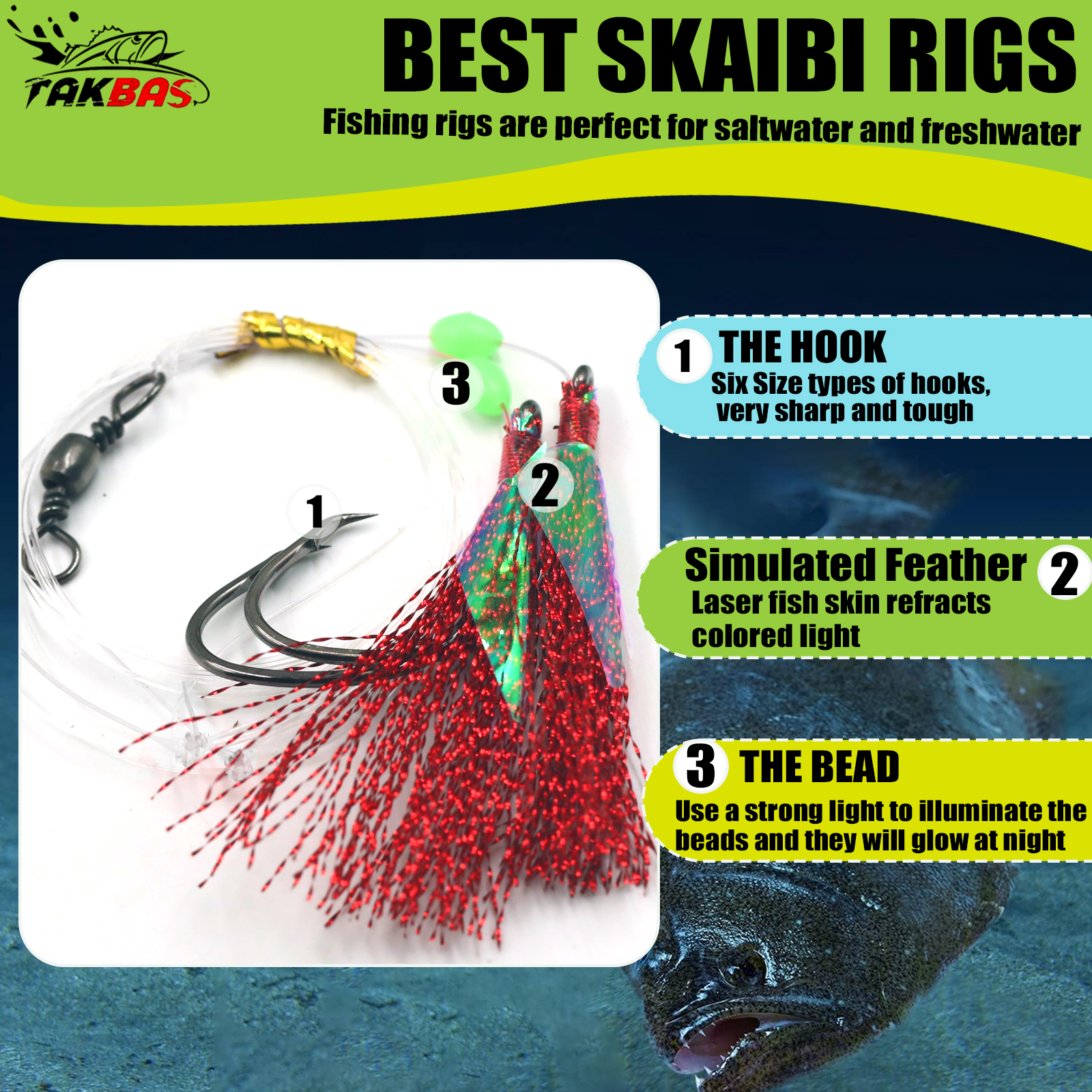 6pcs Snapper Tackle Flasher Ri – обзор и цена Fishing Hook Circle
