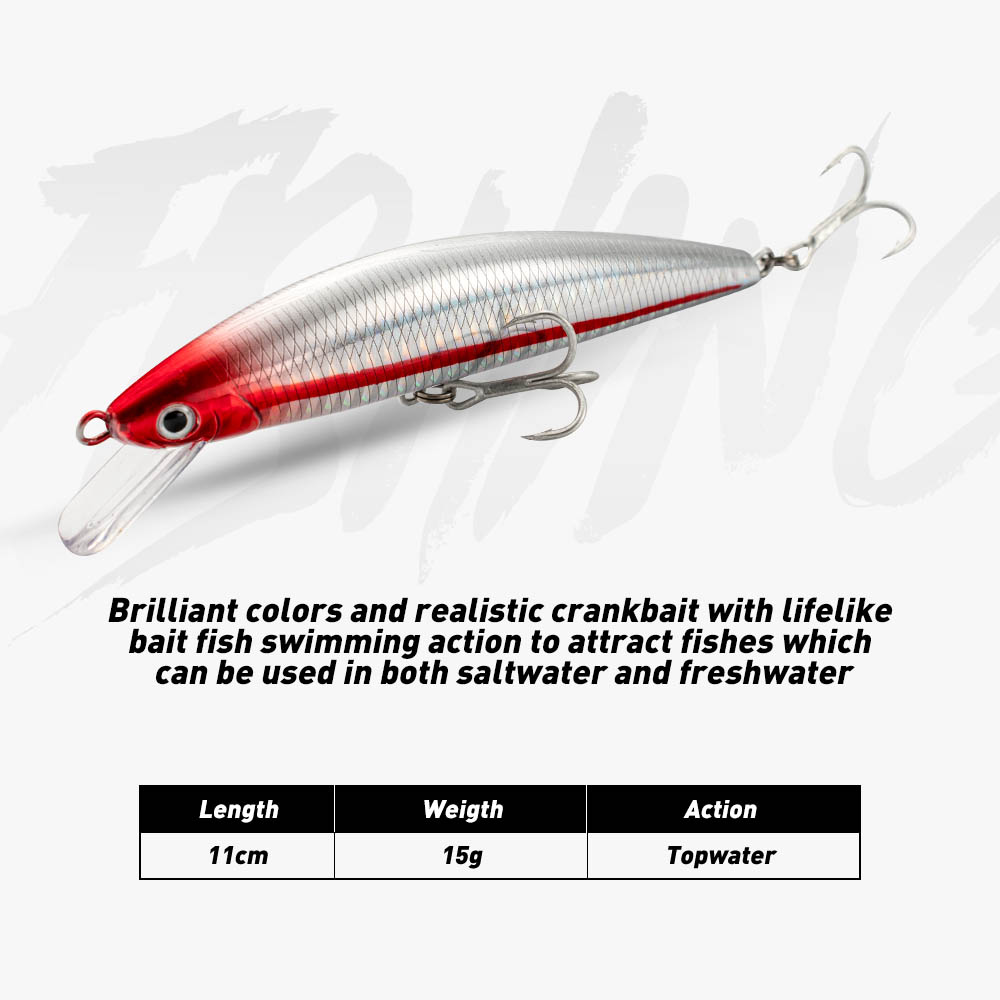Fishing Lure Sinking Minnow 13 – обзор и цена Fishing Hook Treble