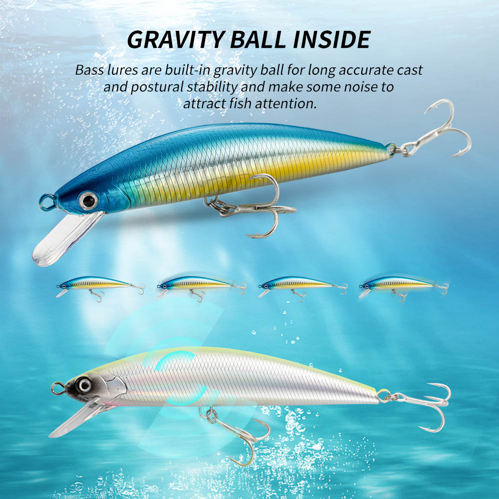 Fishing Lure Sinking Minnow 13 – обзор и цена Fishing Hook Treble