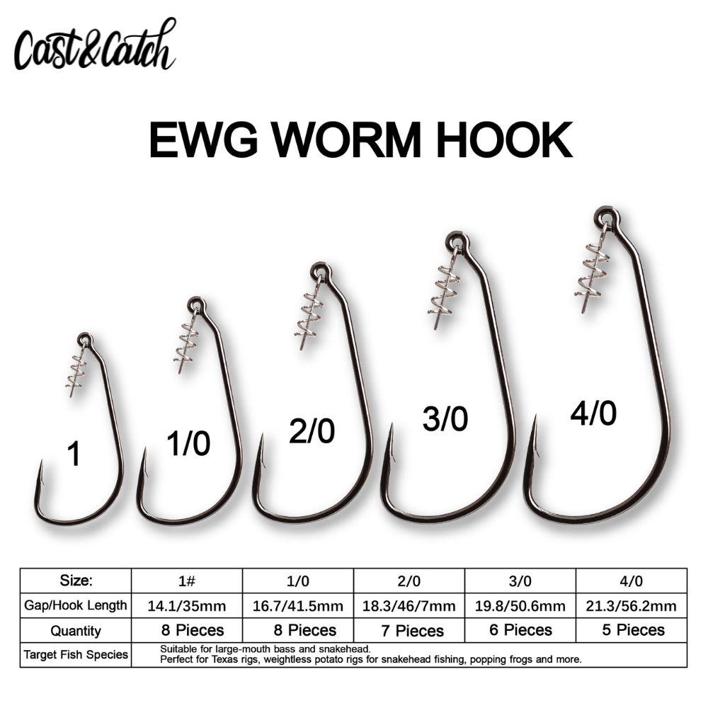 Cast&Catch SCREW-LOCK Weedless – обзор и цена Fishing Hook Weedless