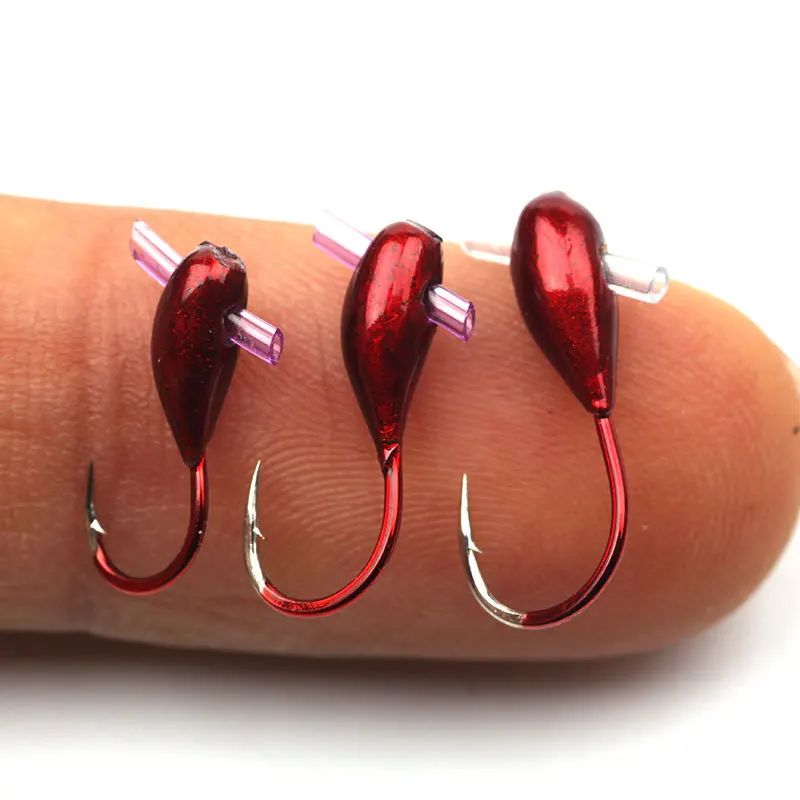 10/20PCS Winter Ice Fishing Ho – обзор и цена Fishing Hook Offset