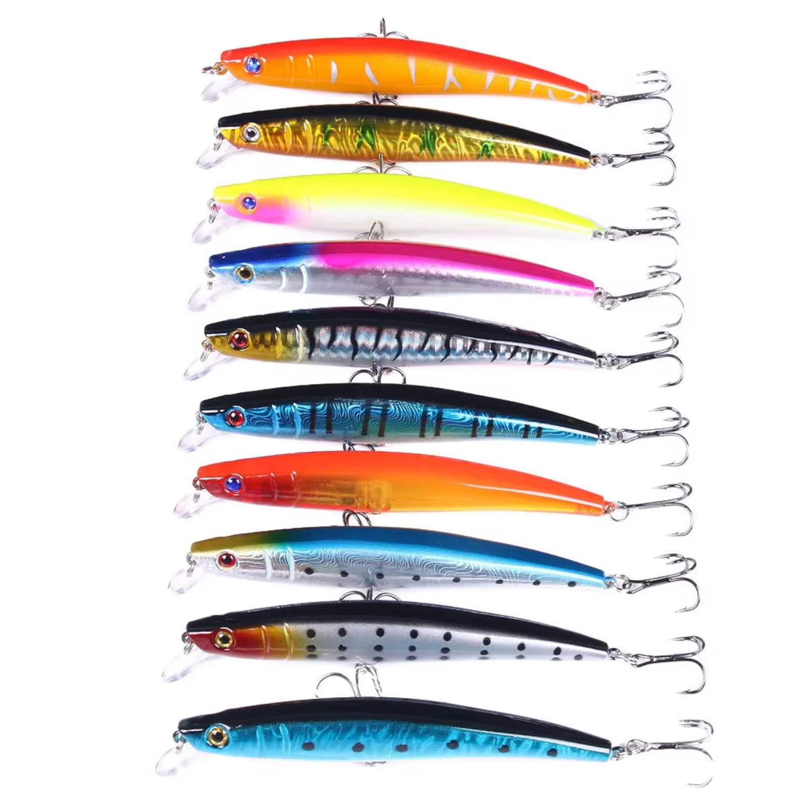Minnow Fishing Lure 110mm 13g  – обзор и цена Fishing Hook Treble
