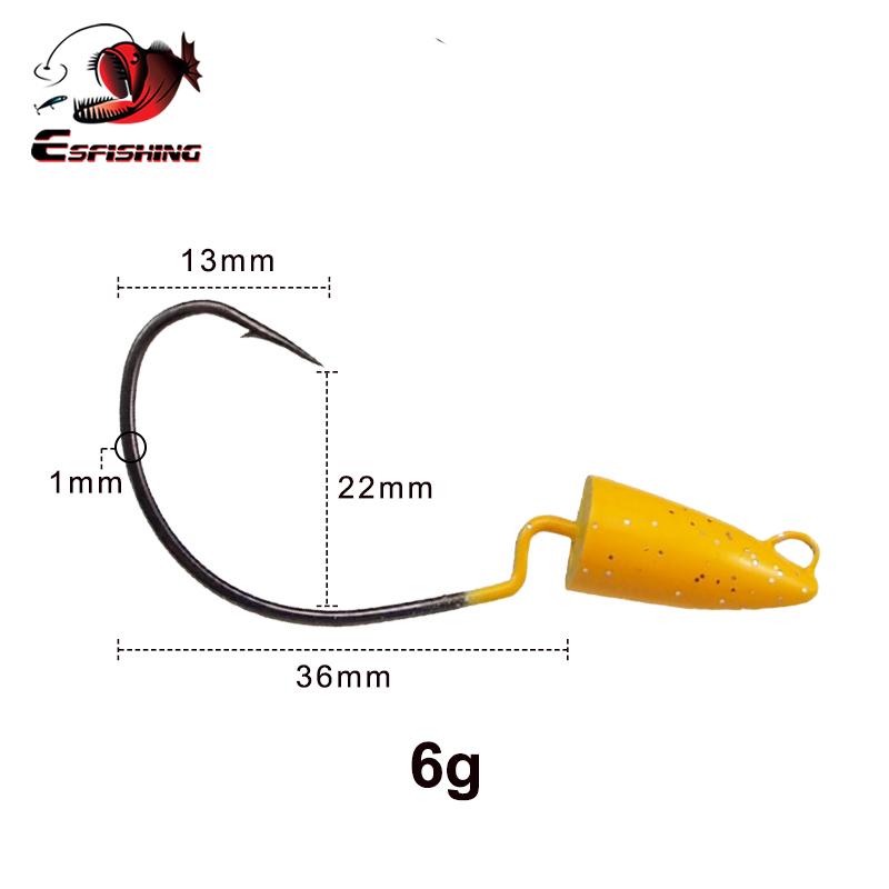 ESFISHING Offset Hook High Str – обзор и цена Fishing Hook Offset