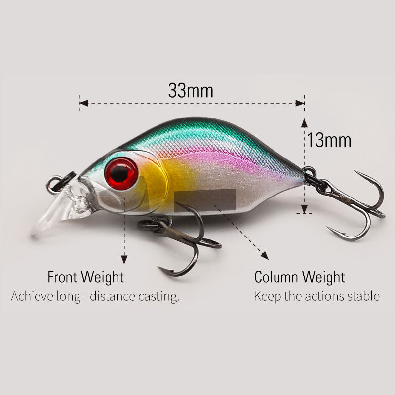 LUREHOLIC 33mm 2.8g Fluttering – обзор и цена Fishing Hook Treble