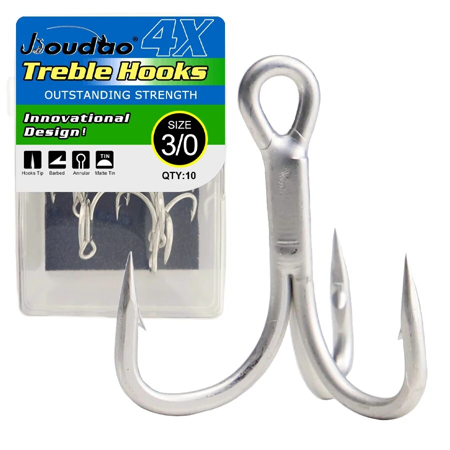 Fishing Treble Hooks High Carb – обзор и цена Fishing Hook Barbless