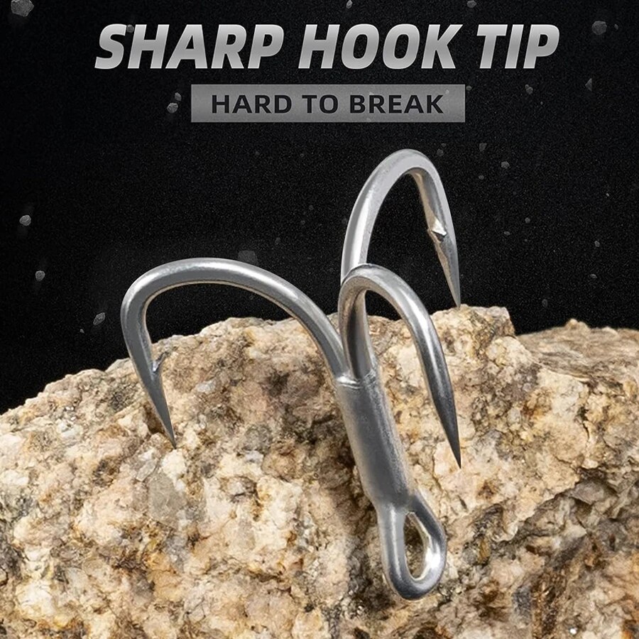 Fishing Treble Hooks High Carb – обзор и цена Fishing Hook Barbless