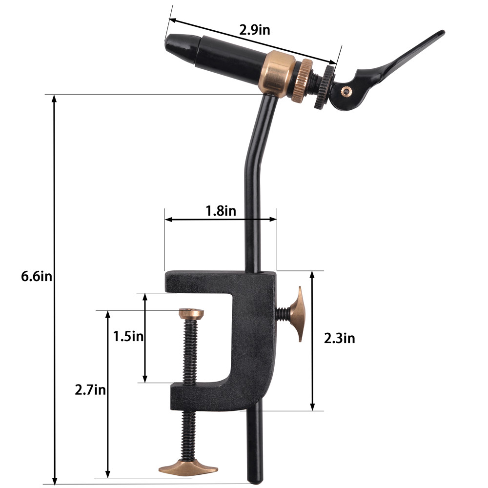 Rotary Fly Tying Vise Tool Saf – обзор и цена Fishing Hook Jig
