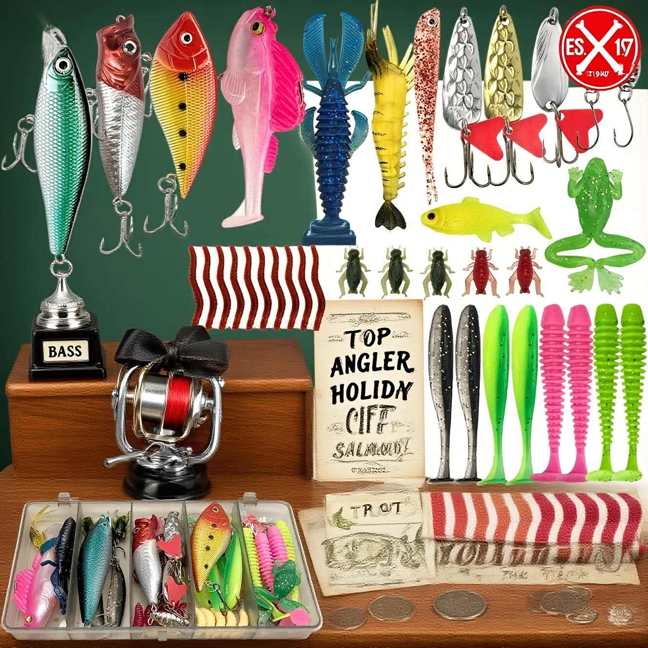 133Pcs Premium Fishing Lures T – обзор и цена Fishing Hook Box