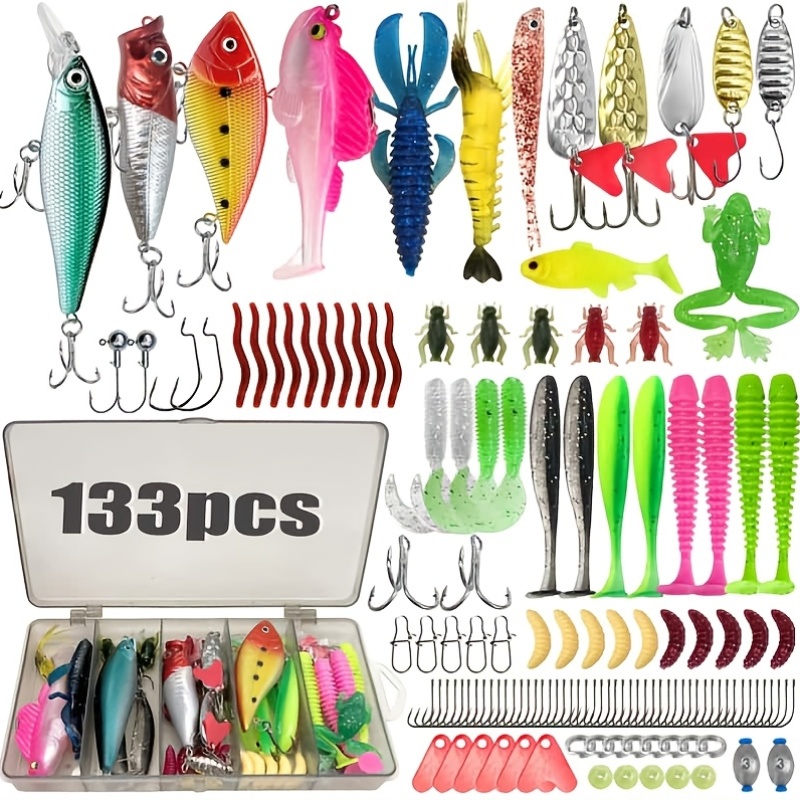 133Pcs Premium Fishing Lures T – обзор и цена Fishing Hook Box