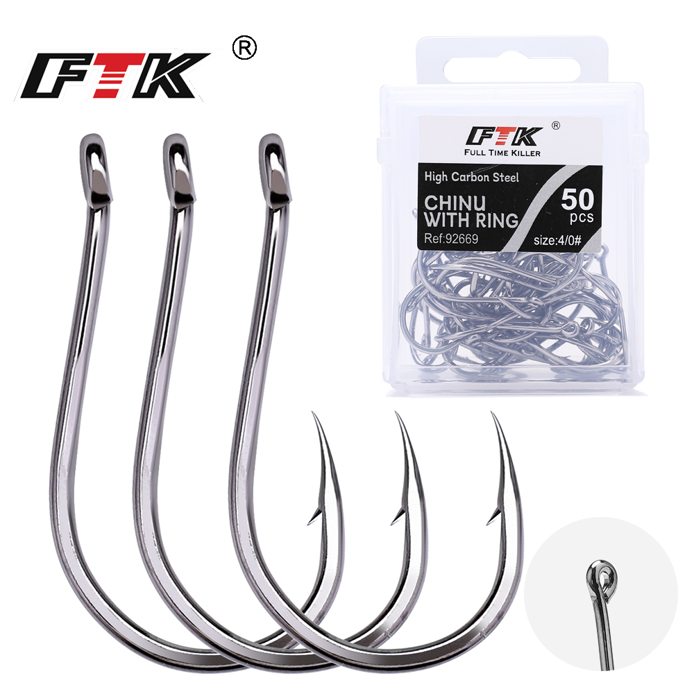 FTK CHINU Fishhook with ring b – обзор и цена Fishing Hook Barbless