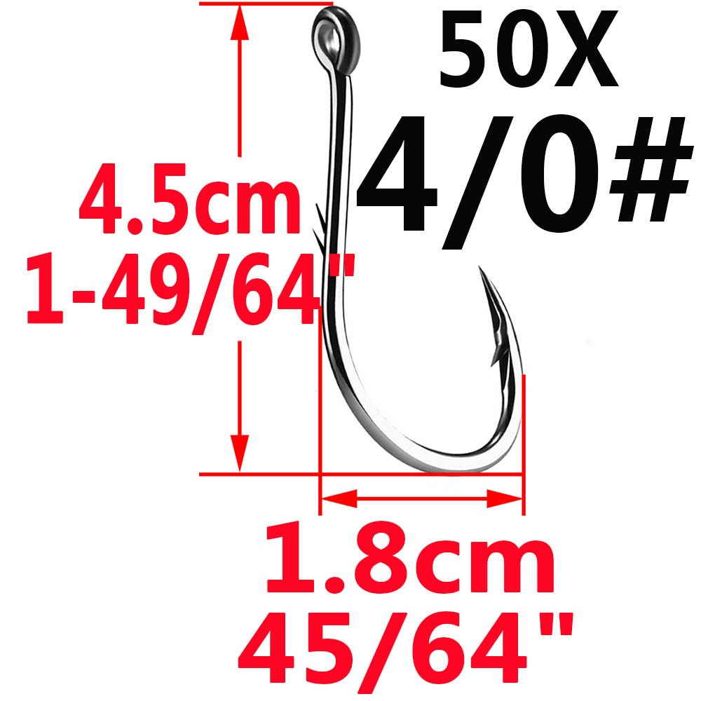 50pcs Iseama Circle Carp Eyed  – обзор и цена Fishing Hook Circle