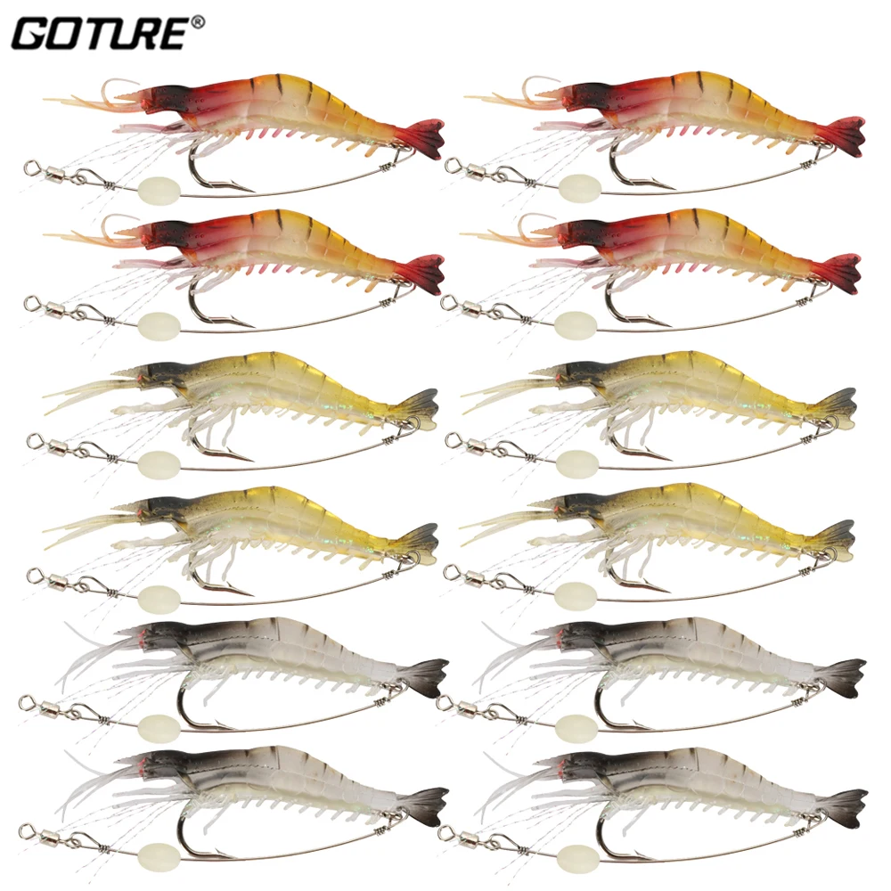 Goture Silicon Shrimp Fishing  – обзор и цена Fishing Hook Assortment