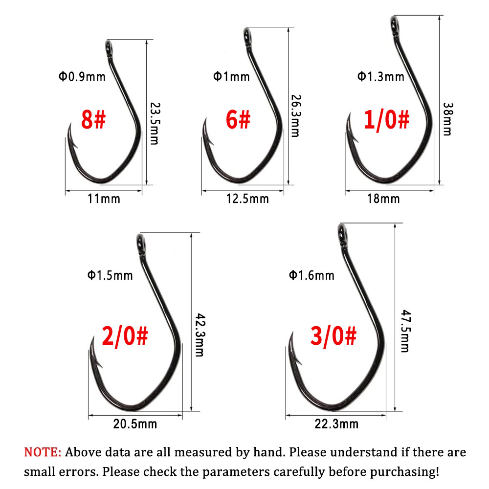 Wifreo 20pcs V Shape Catfish H – обзор и цена Fishing Hook Barbless