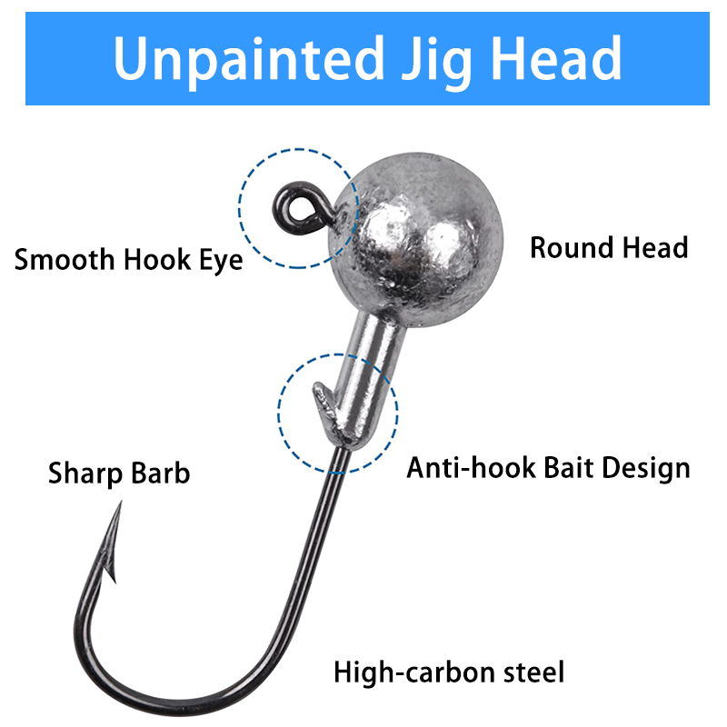 100PCS Fishing Hooks Lead Jig  – обзор и цена Fishing Hook Offset