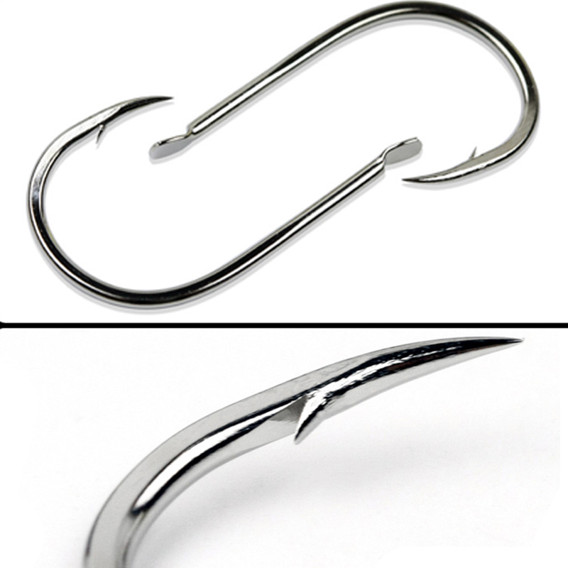 100pcs/Lot 7 Size Barbed Fishi – обзор и цена Fishing Hook Circle