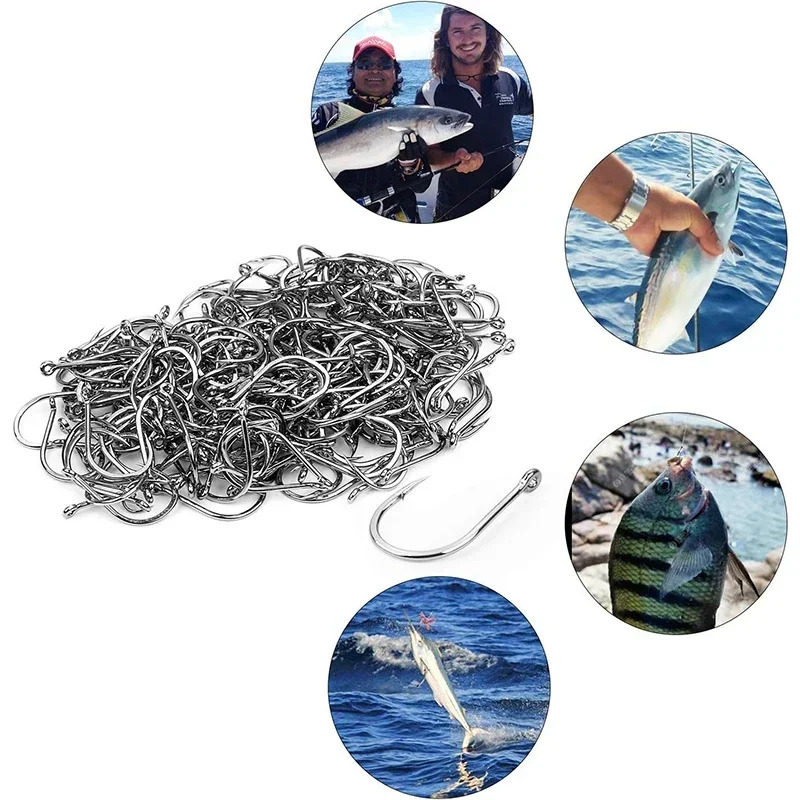 50-1600Pcs/BoxFishing Hooks Ca – обзор и цена Fishing Hook Circle