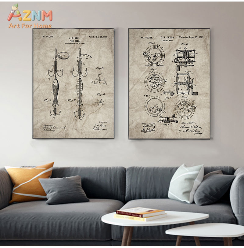 AZNM Vintage Fishing Patent Ca – обзор и цена Fishing Hook
