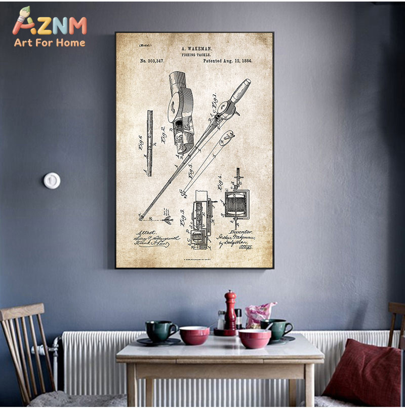 AZNM Vintage Fishing Patent Ca – обзор и цена Fishing Hook