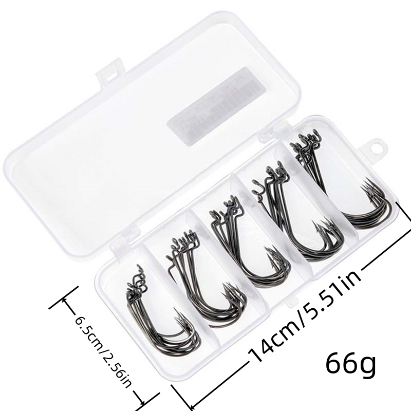 50Pcs/Box High Carbon Steel Fi – обзор и цена Fishing Hook Box