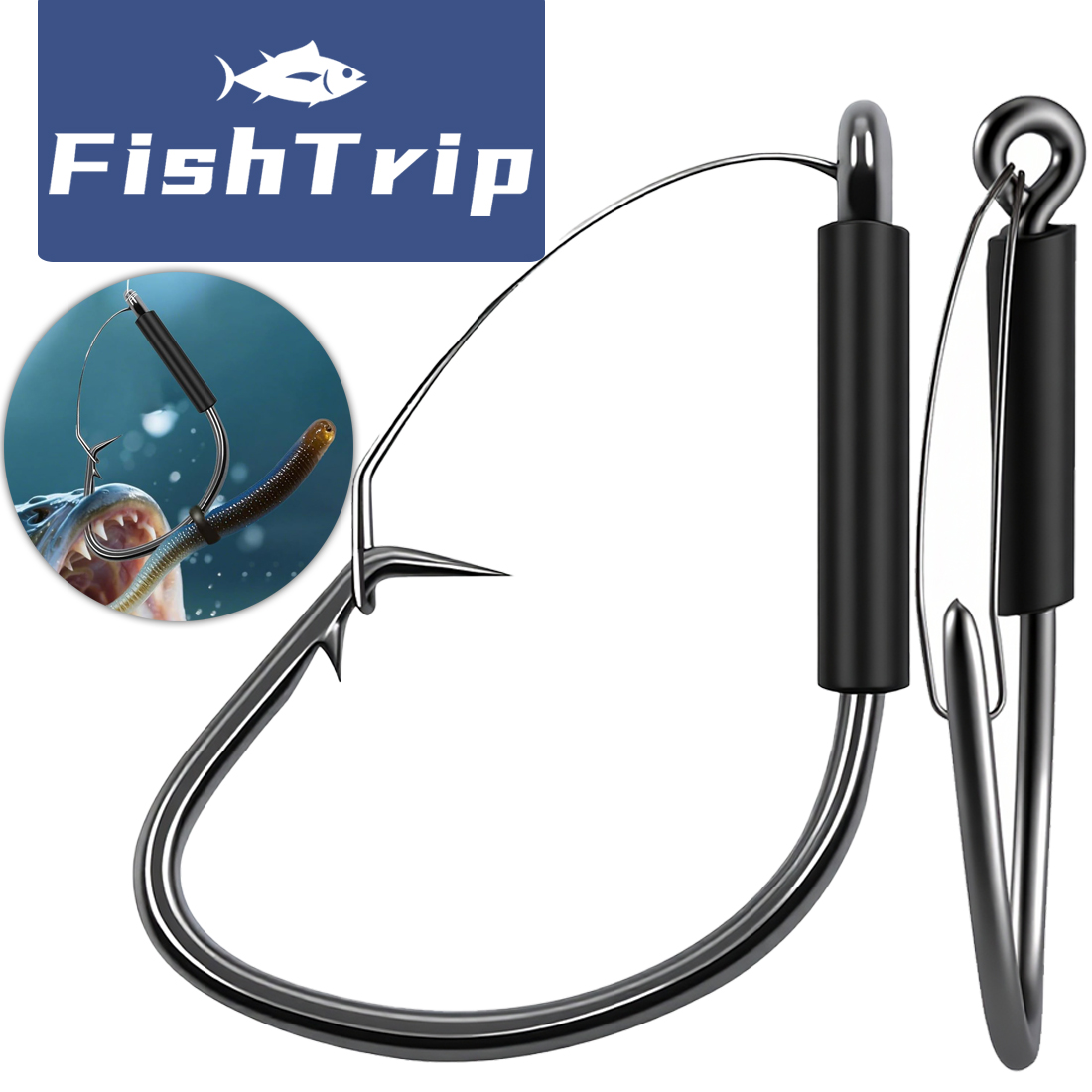FishTrip Weedless Wacky Rig Ho – обзор и цена Fishing Hook Weedless
