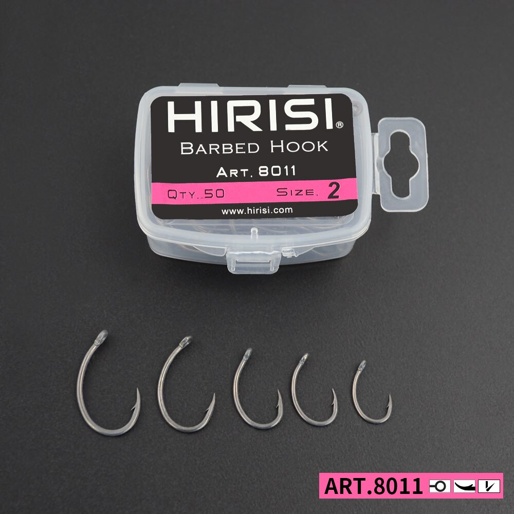 Hirisi Carp Fishing Hooks 50pc – обзор и цена Fishing Hook Offset