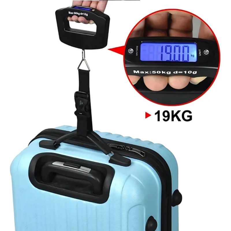 50kg/10g Travel Luggage Scale  – обзор и цена Fishing Hook