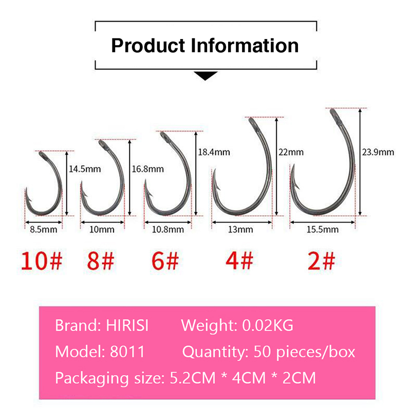 New Hirisi 50pcs Boxed Hooks B – обзор и цена Fishing Hook Box