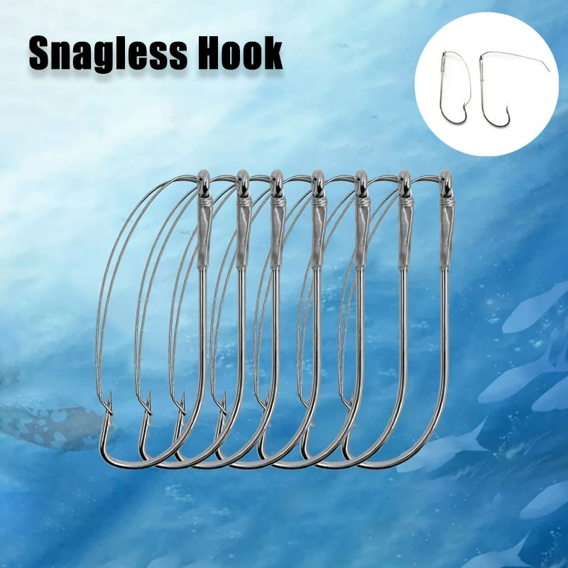 20/40Pcs Weedless Offset Worm  – обзор и цена Fishing Hook Weedless