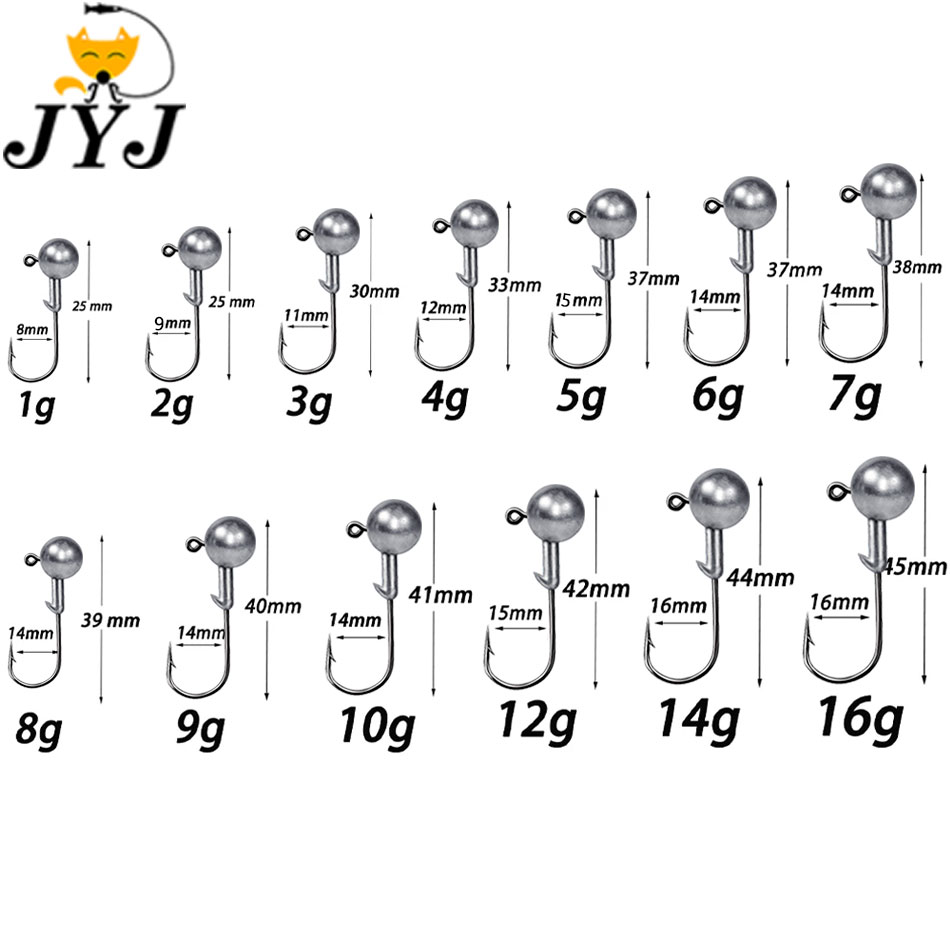 WODJYJ 1g 2g 3g 4g 5g 7g 8g 10 – обзор и цена Fishing Hook Offset