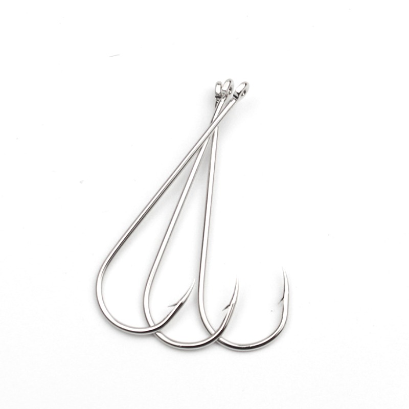 50pcs Long Shank Saltwater Cir – обзор и цена Fishing Hook Circle