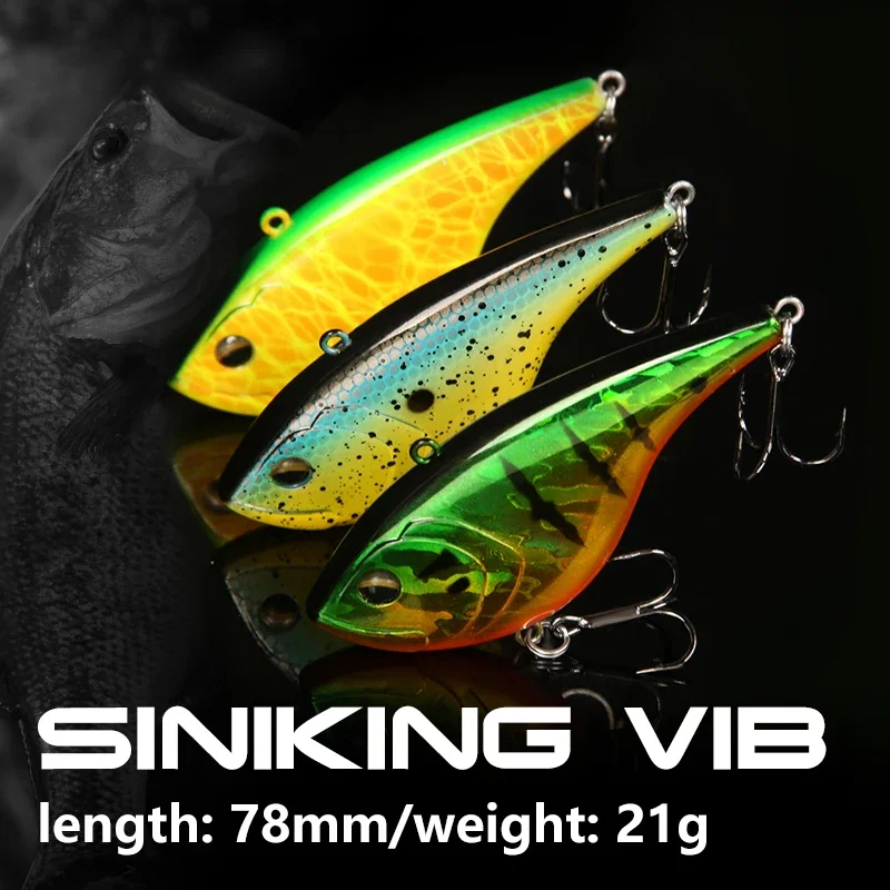 21g/78mm VIB Fishing Lure Arti – обзор и цена Fishing Hook Treble