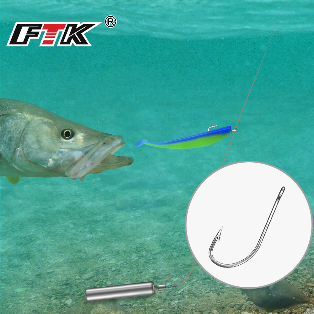 FTK Fishing Hooks 1-10#50PCS 1 – обзор и цена Fishing Hook Offset