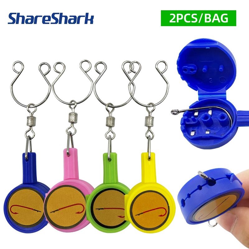 ShareShark 2pcs/bag Fast Knot  – обзор и цена Fishing Hook Stainless Steel