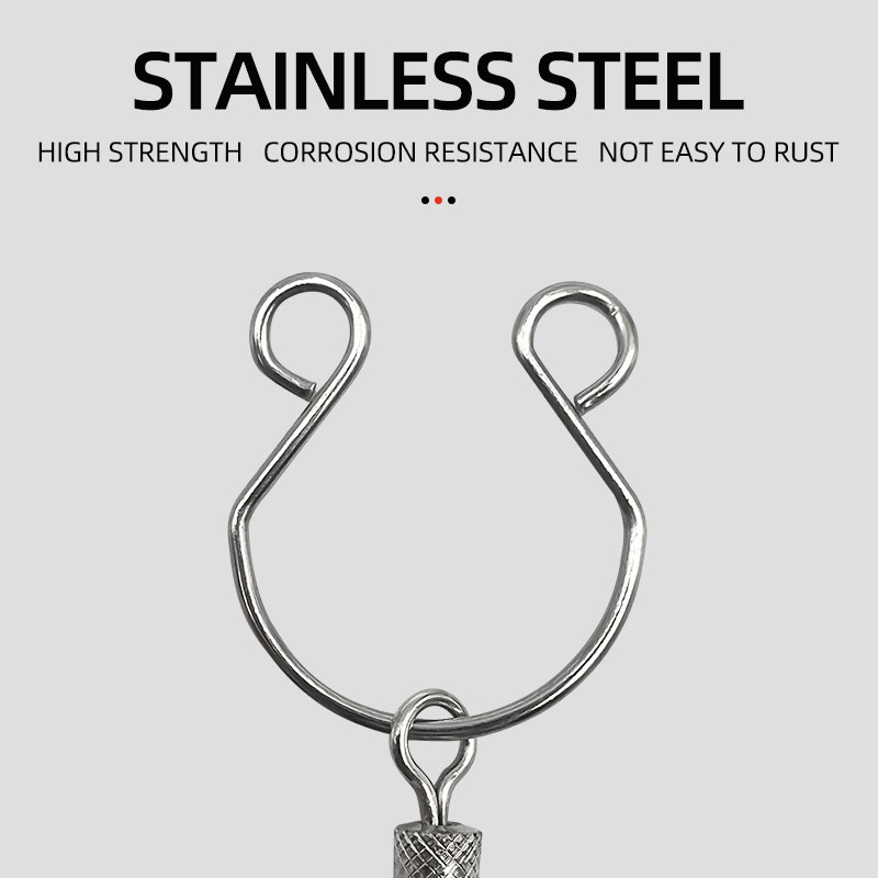 ShareShark 2pcs/bag Fast Knot  – обзор и цена Fishing Hook Stainless Steel