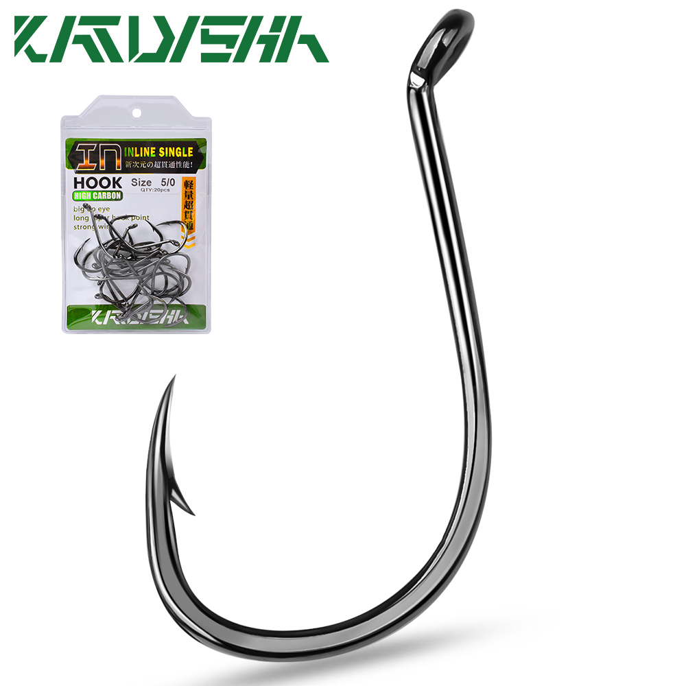 KATYUSHA  100PCS J Hooks 1/0-2 – обзор и цена Fishing Hook Barbless