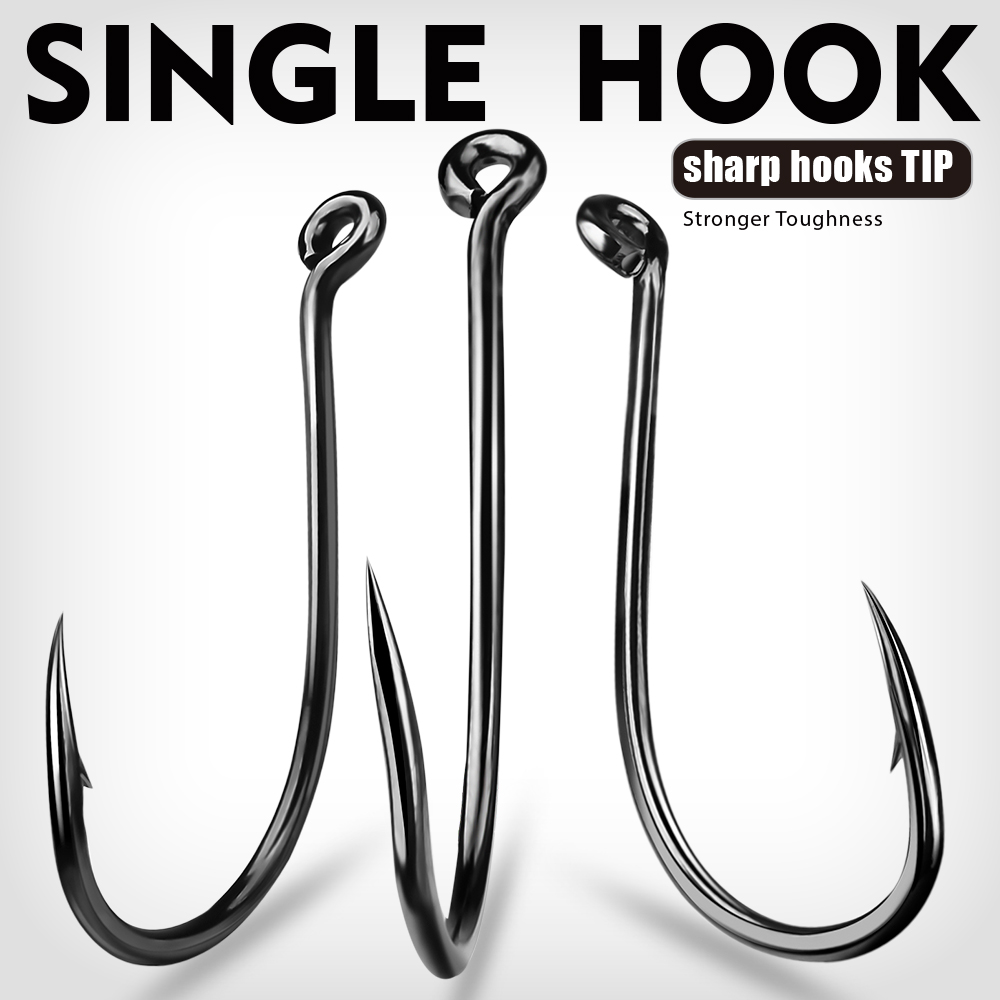 KATYUSHA  100PCS J Hooks 1/0-2 – обзор и цена Fishing Hook Barbless
