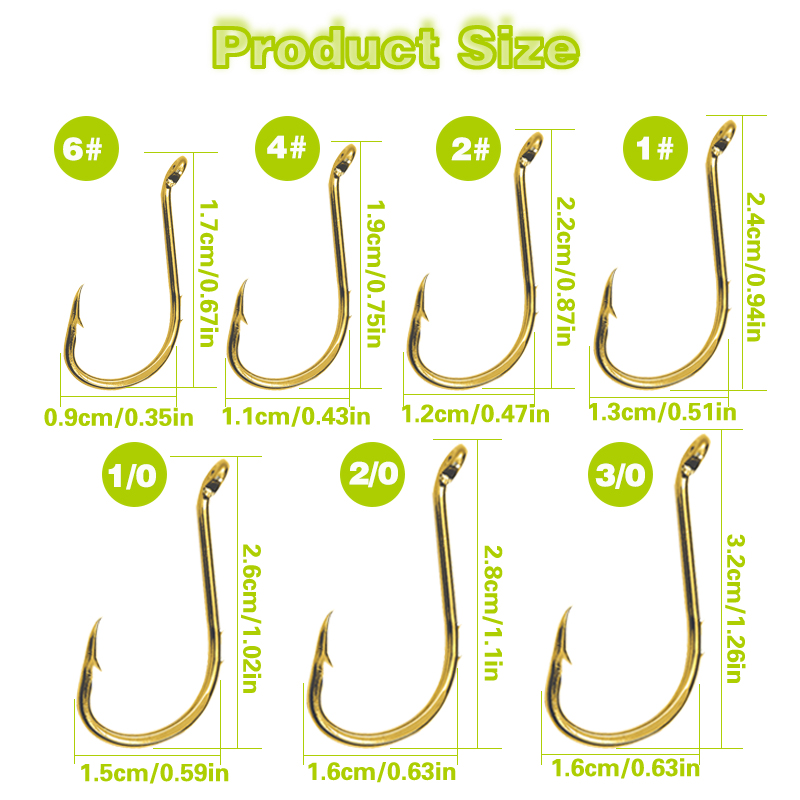 50pcs Fishing Octopus Hooks, S – обзор и цена Fishing Hook Circle