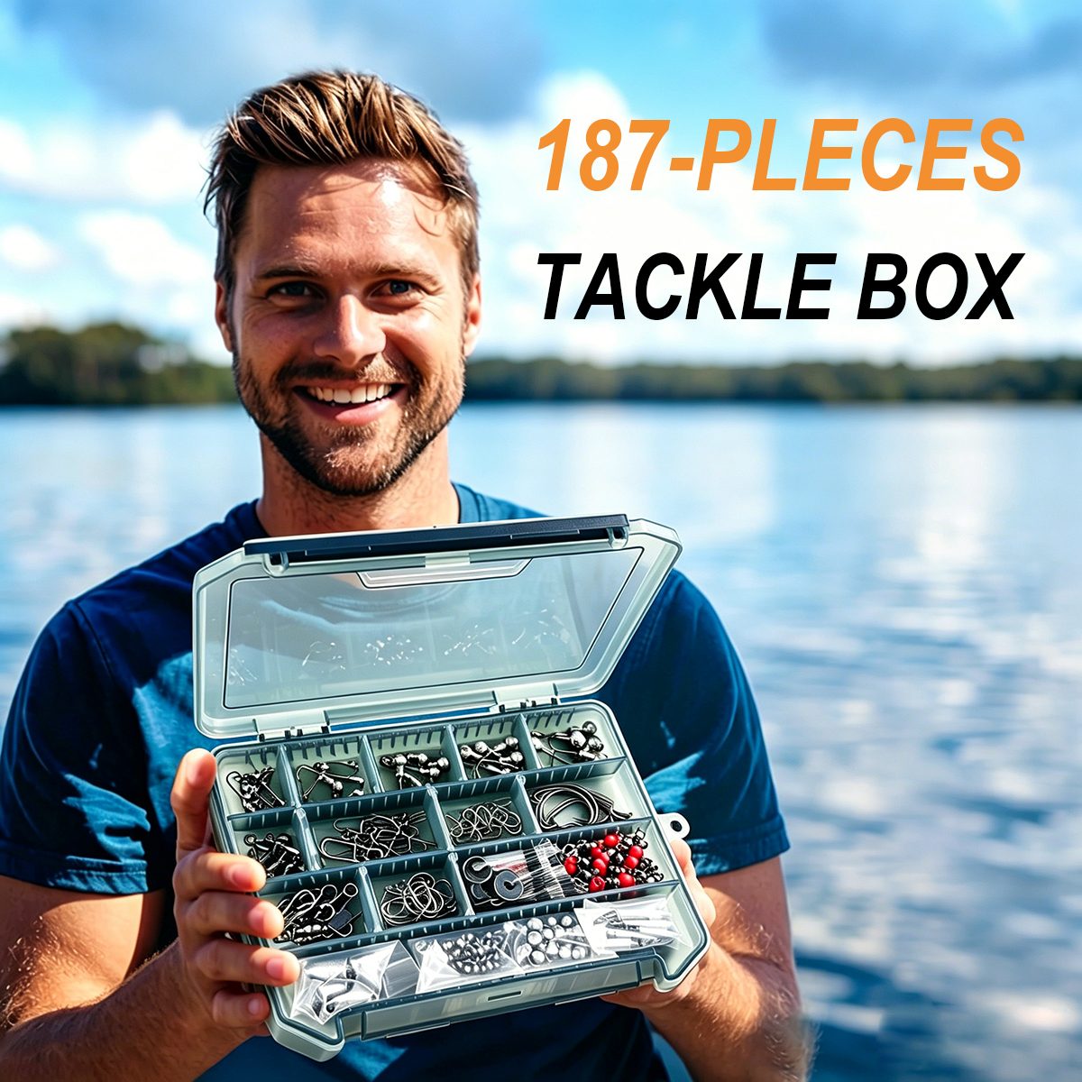 187pcs Fishing Accessories Kit – обзор и цена Fishing Hook Box